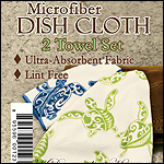 Microfiber Dish Cloth Honu