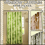 Window Curtain Lauae Lahala 60x84in